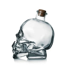 Skull Decanter Whiskey Bottle With Cork Stopper (200ML)