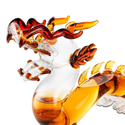 Dragon Drinking Decanter - GOT, I Drink and I Know Things - Whiskey and Wine Decanter Large 10x16