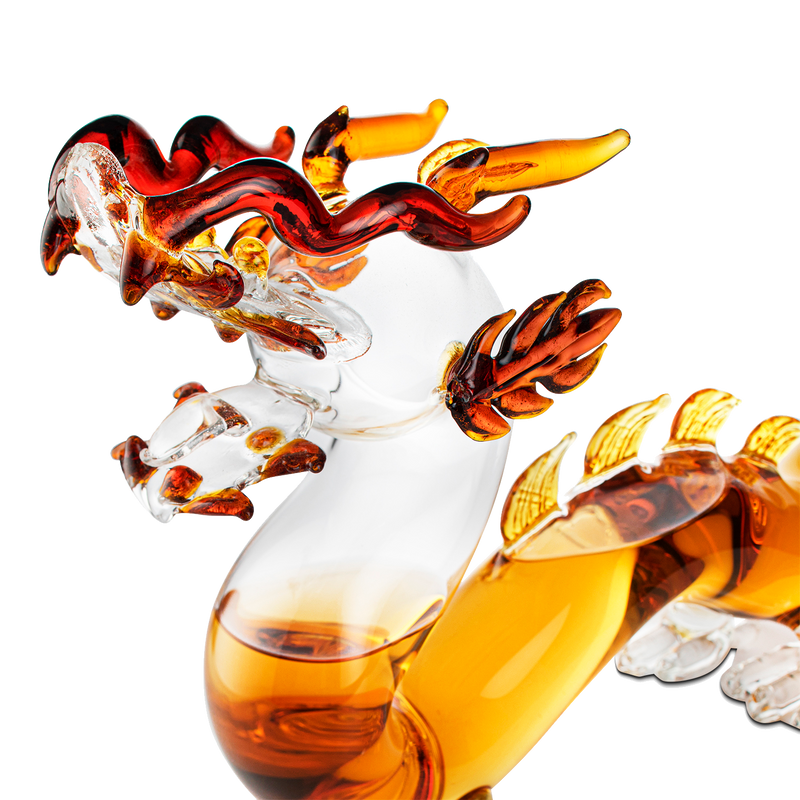 Dragon Drinking Decanter - GOT, I Drink and I Know Things - Whiskey and Wine Decanter Large 10x16