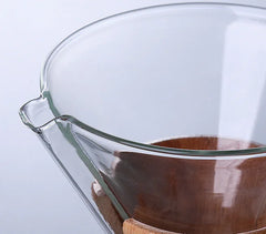 Italian Heat-Resistant Coffee Pot for Pour Over Brewing