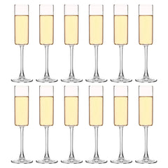 Glass Flute Set - 12pc