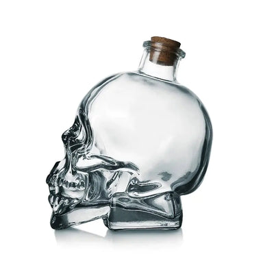 Skull Decanter Whiskey Bottle With Cork Stopper (200ML)
