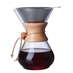 Italian Heat-Resistant Coffee Pot for Pour Over Brewing