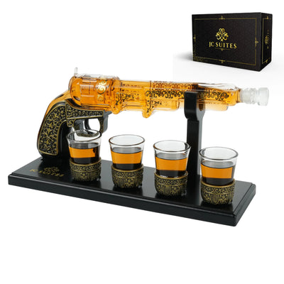 Revolver Gun | Decanter Set