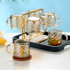 Borosilicate Glass Teapot Amber