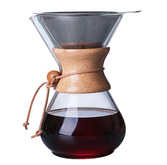 Italian Heat-Resistant Coffee Pot for Pour Over Brewing