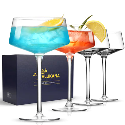 Hlukana Coupe Glass Set 4pc